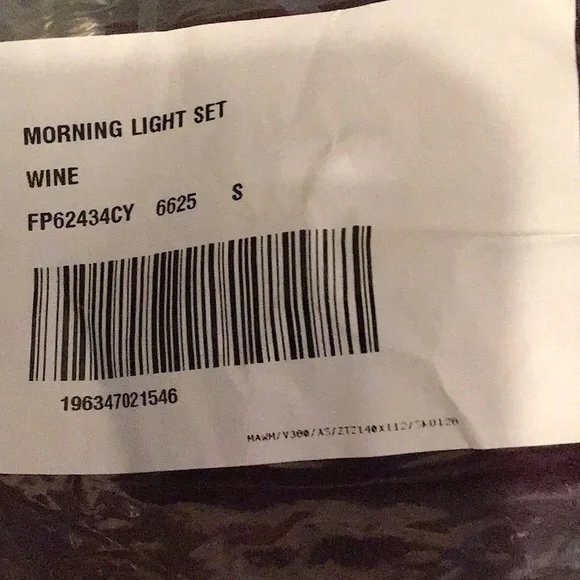 Free People | Morning Light Set Wine Various Sizes Available - Picture 8 of 12